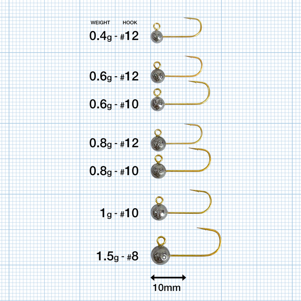SW  BITS  HEAD TG【タングステン合金製ジグヘッド/アジング】